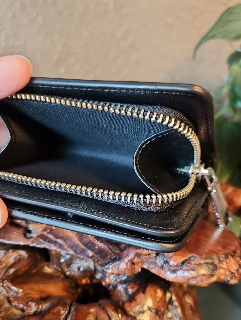 Marc Jacobs Mini Glitter Compact Wallet In Silver EUC or NWOT?